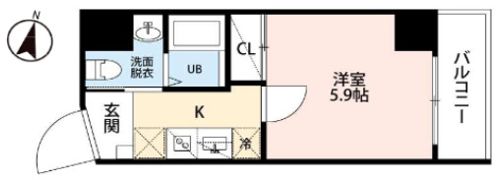 VISTA川崎大師の間取り画像