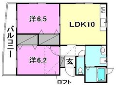 ハイムフォースの間取り画像