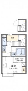 レオパレスセイクレッドヒルズの間取り画像