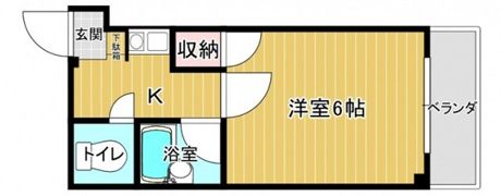 祇園ラフィーネの間取り画像