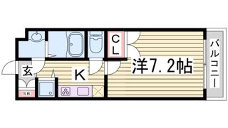 シャルマン須磨海浜公園の間取り画像