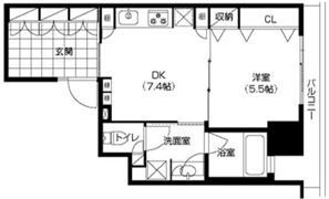 アーバネックス淀屋橋の間取り画像
