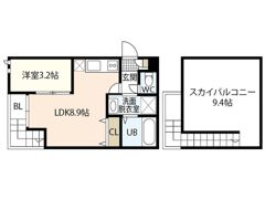 Grandtic R.I青崎の間取り画像