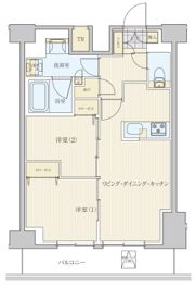 リビオメゾン南砂町の間取り画像