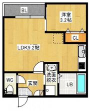 GRANDTIC宇品Baysideの間取り画像
