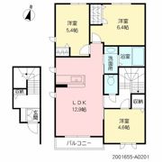レバンテアウルの間取り画像