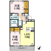 ハイムセラ菊陽 Bの間取り画像