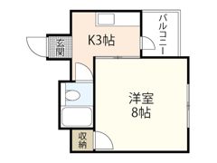 コーポ紀本の間取り画像