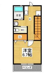 Cassini北棟の間取り画像