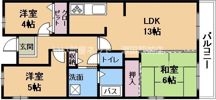 グランシャリオ草津の間取り画像