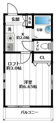 グランメールⅢの間取り画像