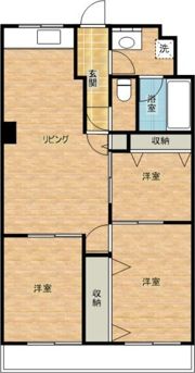 ユアサハイム鏡池マンションの間取り画像