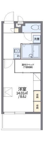 レオパレス大新の間取り画像