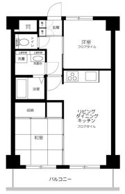 ライオンズマンション千鳥町の間取り画像