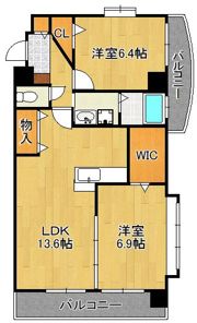 サンシャイン十番館曽根の間取り画像