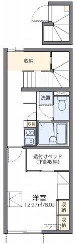 レオパレスメゾンアジュールの間取り画像