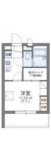 レオパレスリベールの間取り画像