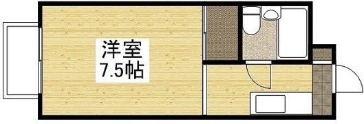 コーポすずらんの間取り画像