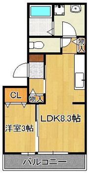 ソレール ヴィラの間取り画像