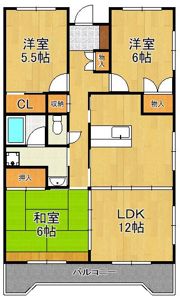 エクセレント中井の間取り画像
