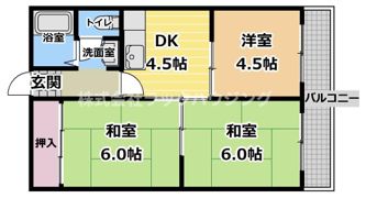 ホワイトハイツの間取り画像