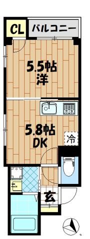 アルヴィータ元住吉の間取り画像