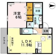 ボヌール飛田の間取り画像