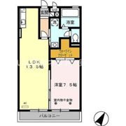 グリーンテラスB棟の間取り画像