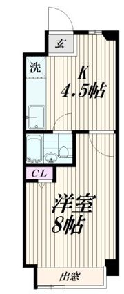 ウイングコート石川台の間取り画像