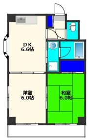 アルカサル北栄の間取り画像
