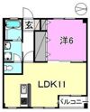 フォブールAliceの間取り画像
