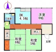 吉田様借家の間取り画像