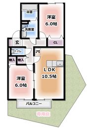 ラ・カーサ大久保の間取り画像