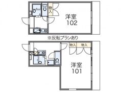 レオパレスNOVA・Ⅲの間取り画像