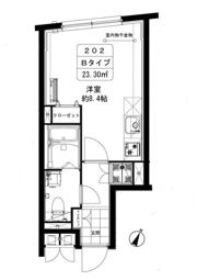 カーサブリランテ本駒込の間取り画像