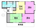 タウンコート北土居の間取り画像