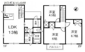 プラージュの間取り画像