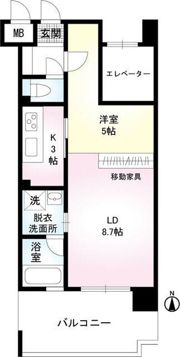 メゾン・ブランシュ・ナガサカの間取り画像