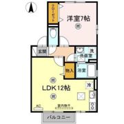 ロワジール A棟の間取り画像