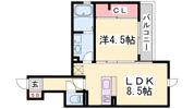 セジュール下山手通の間取り画像