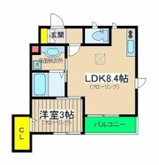 リヴェール山手の間取り画像