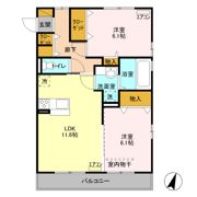 スクエア Dの間取り画像