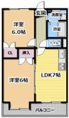 ブランドールMⅢの間取り画像