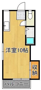 シティベール陣山B棟の間取り画像