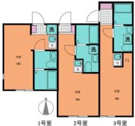 パラディーゾ戸田の間取り画像