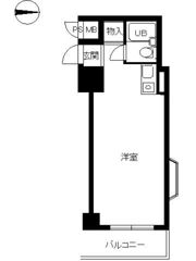 スカイコート渋谷の間取り画像