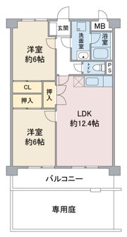 レージュ中根の間取り画像