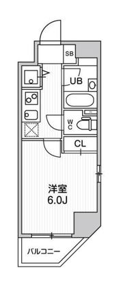 コンシェリア新橋の間取り画像