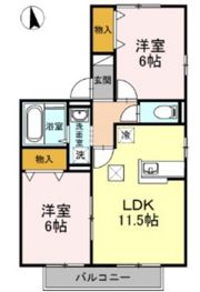 リビングタウン旭川 E棟の間取り画像