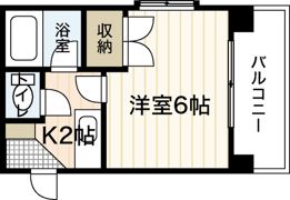 エステート三滝の間取り画像